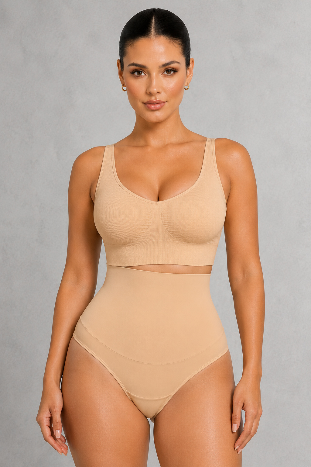 Sculp Deep V Support Bra - Wireless Lift & Side Smoothing Bra