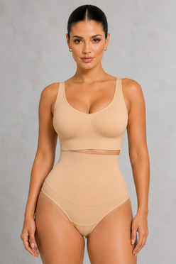 Sculp Deep V Support Bra - Wireless Lift & Side Smoothing Bra