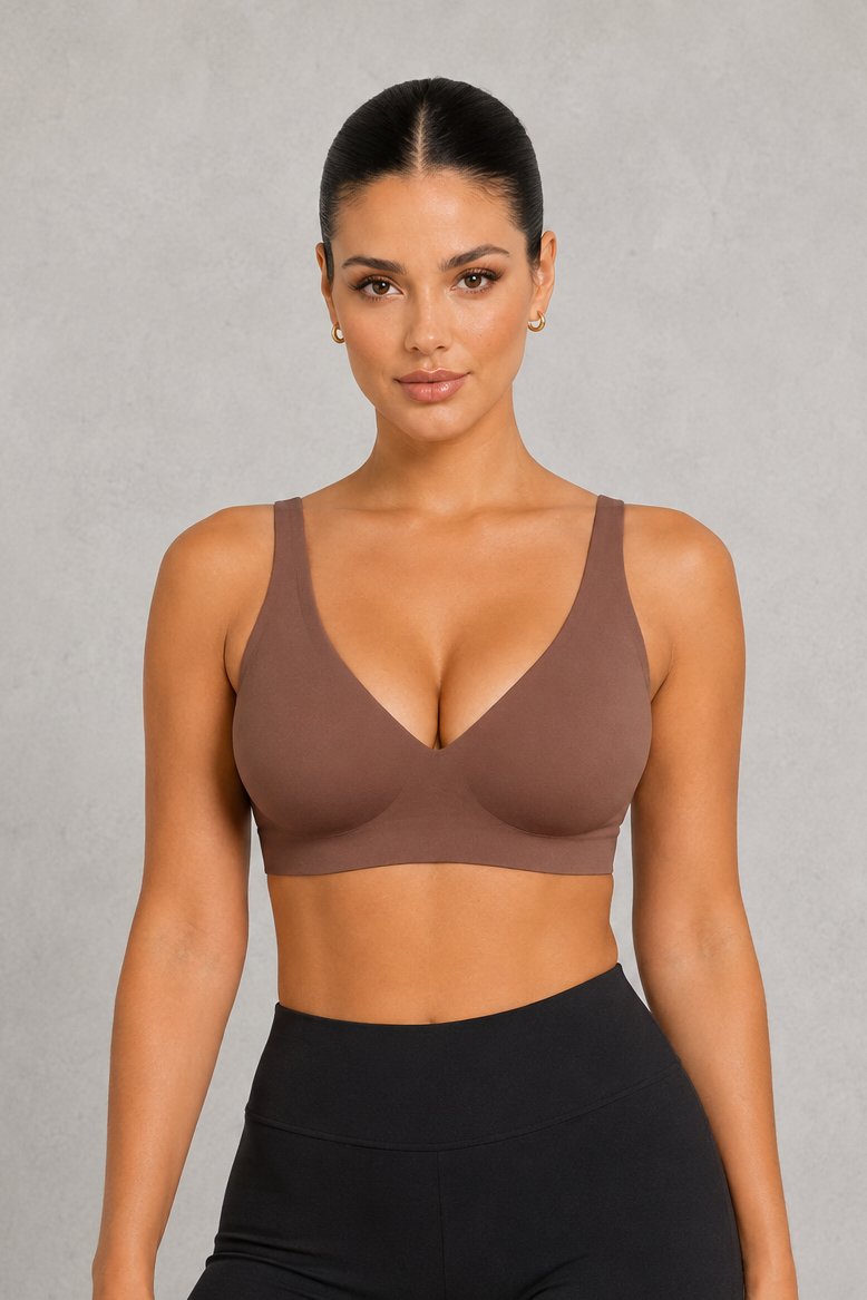 SculpStore Deep V Wireless Push-Up Bra