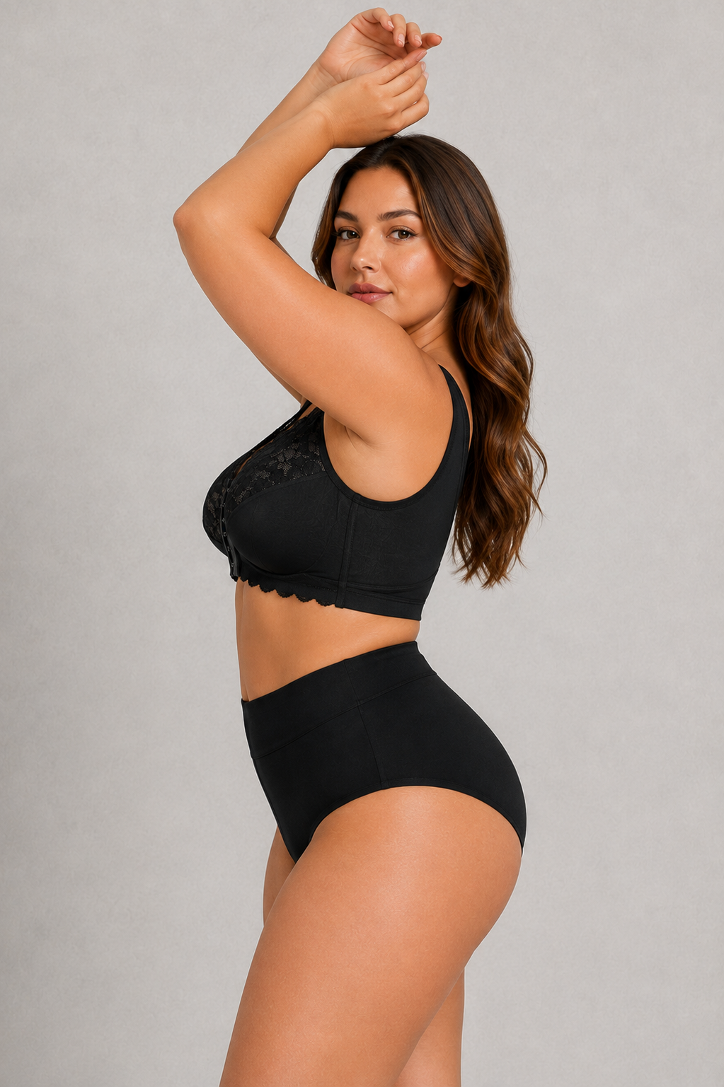 Sculp Front Fastening Wireless Support Bra – Comfort Fit