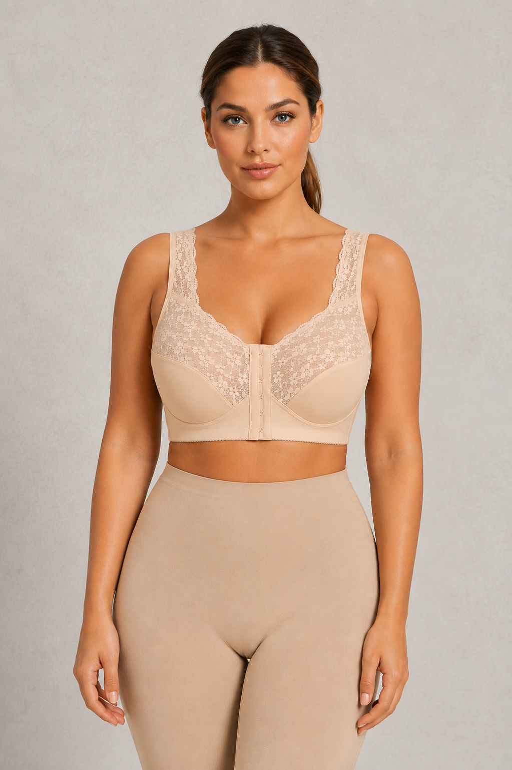Sculp Front Fastening Wireless Support Bra – Comfort Fit