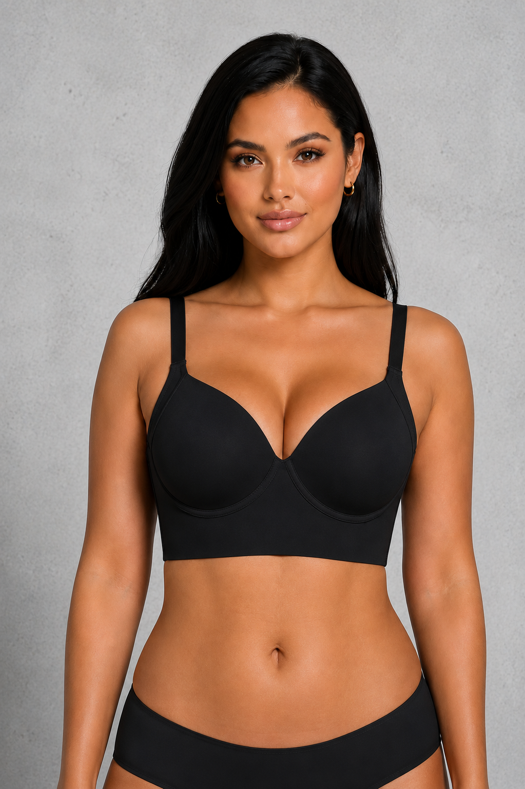 SculpStore Full Coverage Shaping Bra | Deep Cup Wireless Support Bra