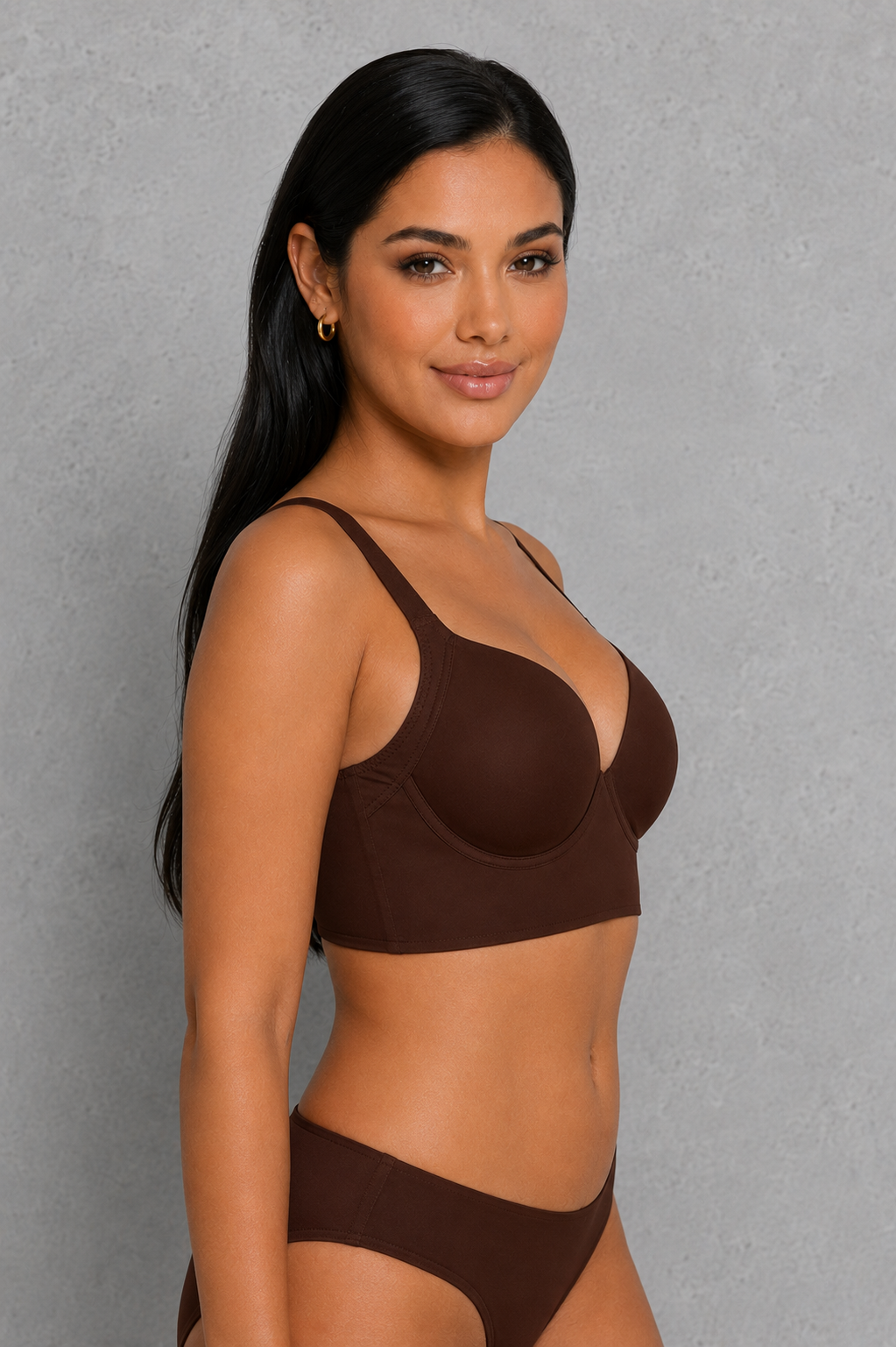 SculpStore Full Coverage Shaping Bra | Deep Cup Wireless Support Bra