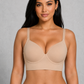 SculpStore Full Coverage Shaping Bra | Deep Cup Wireless Support Bra
