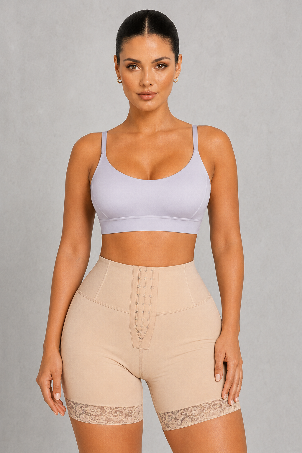 SculpStore High Waist Butt Lifting Shaping Shorts - Firm Tummy Control