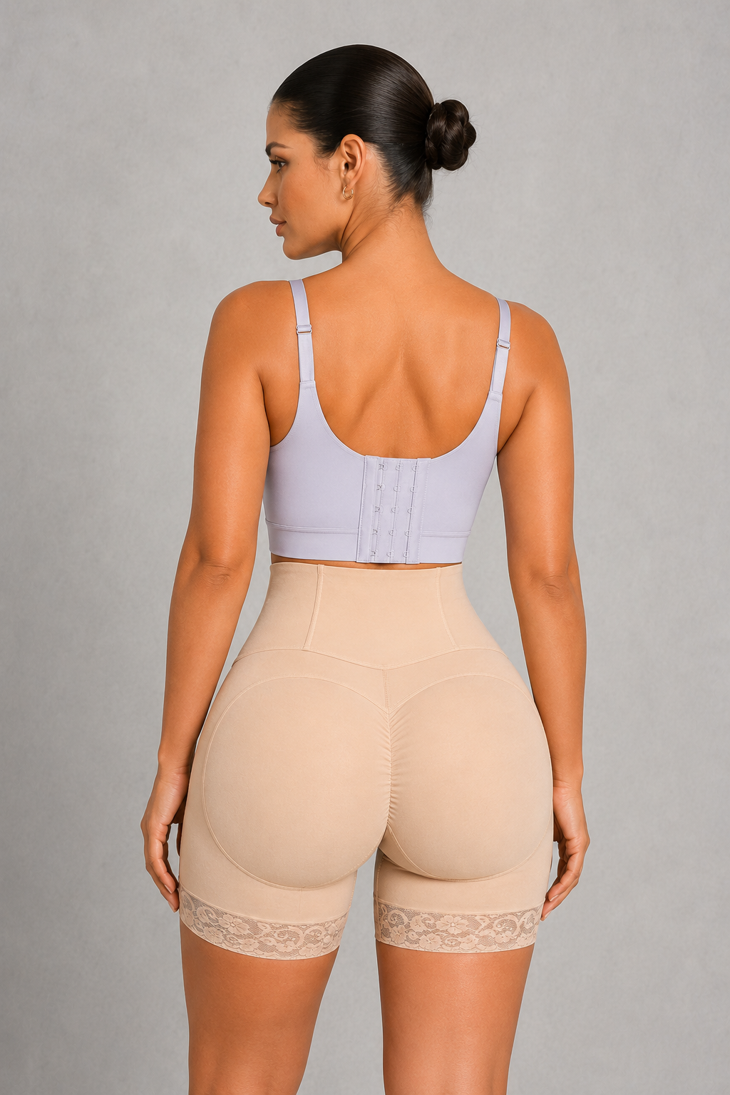 SculpStore High Waist Butt Lifting Shaping Shorts - Firm Tummy Control