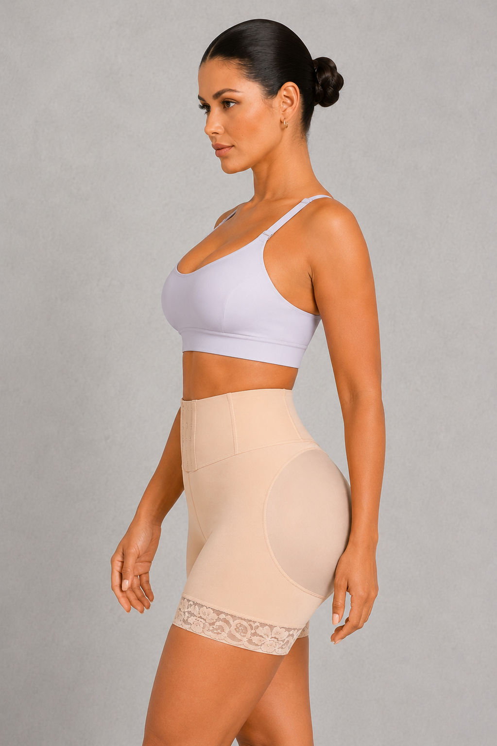 SculpStore High Waist Butt Lifting Shaping Shorts - Firm Tummy Control