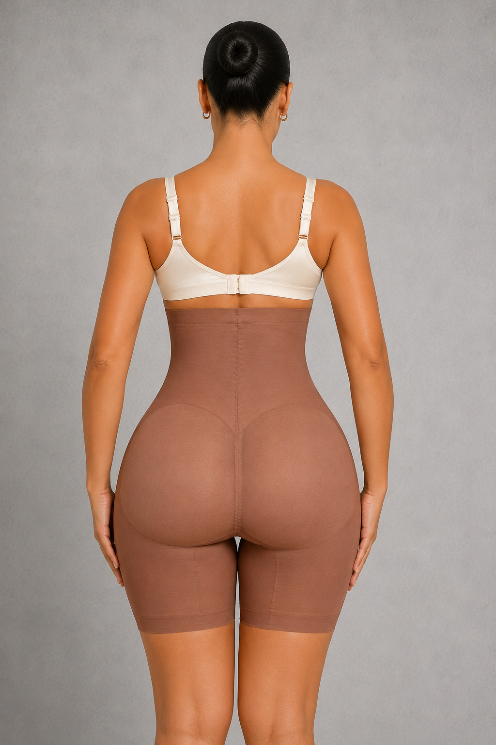 Sculp High Waist Mesh Shaping Shorts - Firm Tummy Control & Butt Lift