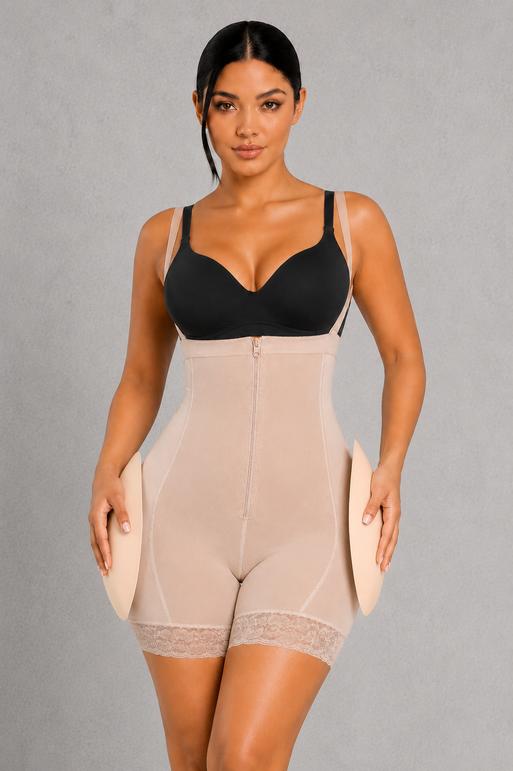 Sculp Hip Enhancer Shaping Shorts - Triple-Layer Tummy Control & Butt Lift