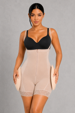 Sculp Hip Enhancer Shaping Shorts - Triple-Layer Tummy Control & Butt Lift
