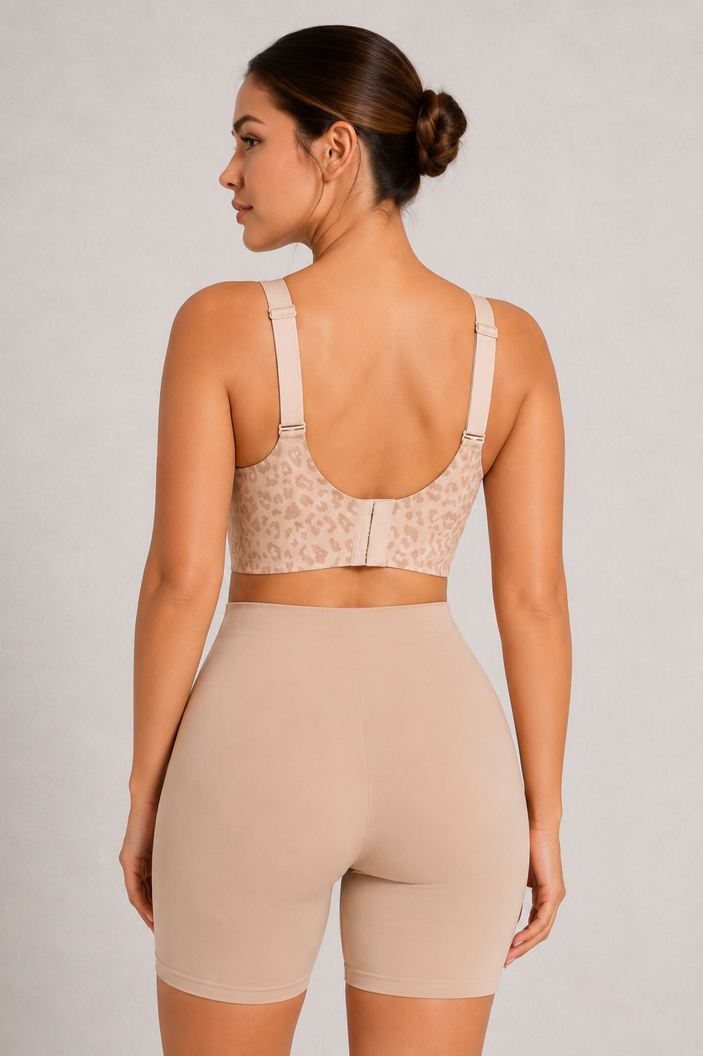 Sculp Leopard Seamless Wireless Lift Bra