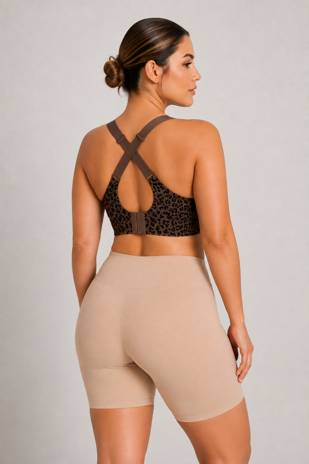 Sculp Leopard Seamless Wireless Lift Bra