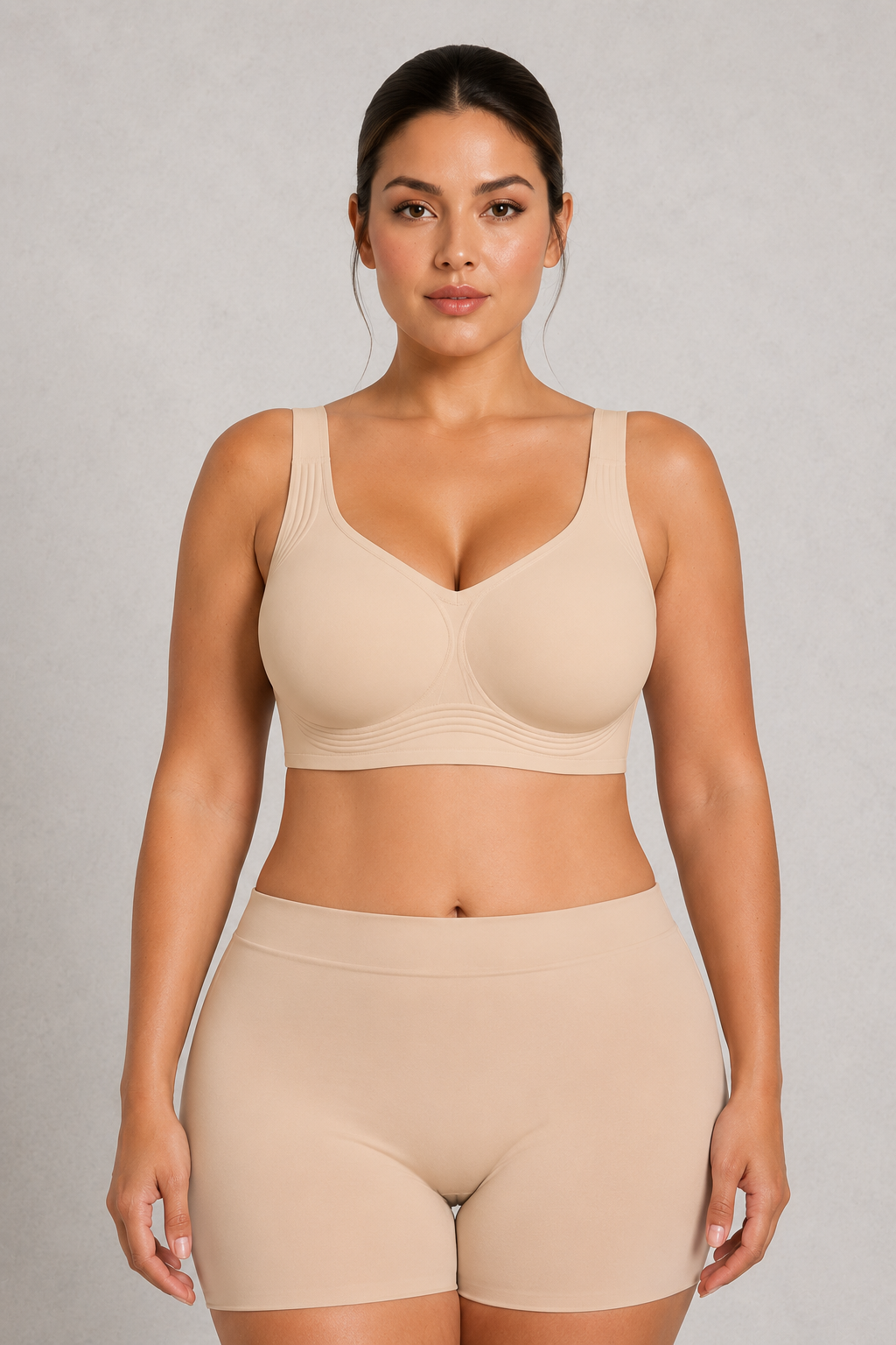Sculp Leopard Seamless Wireless Lift Bra