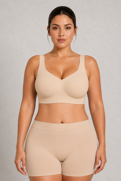 Sculp Leopard Seamless Wireless Lift Bra