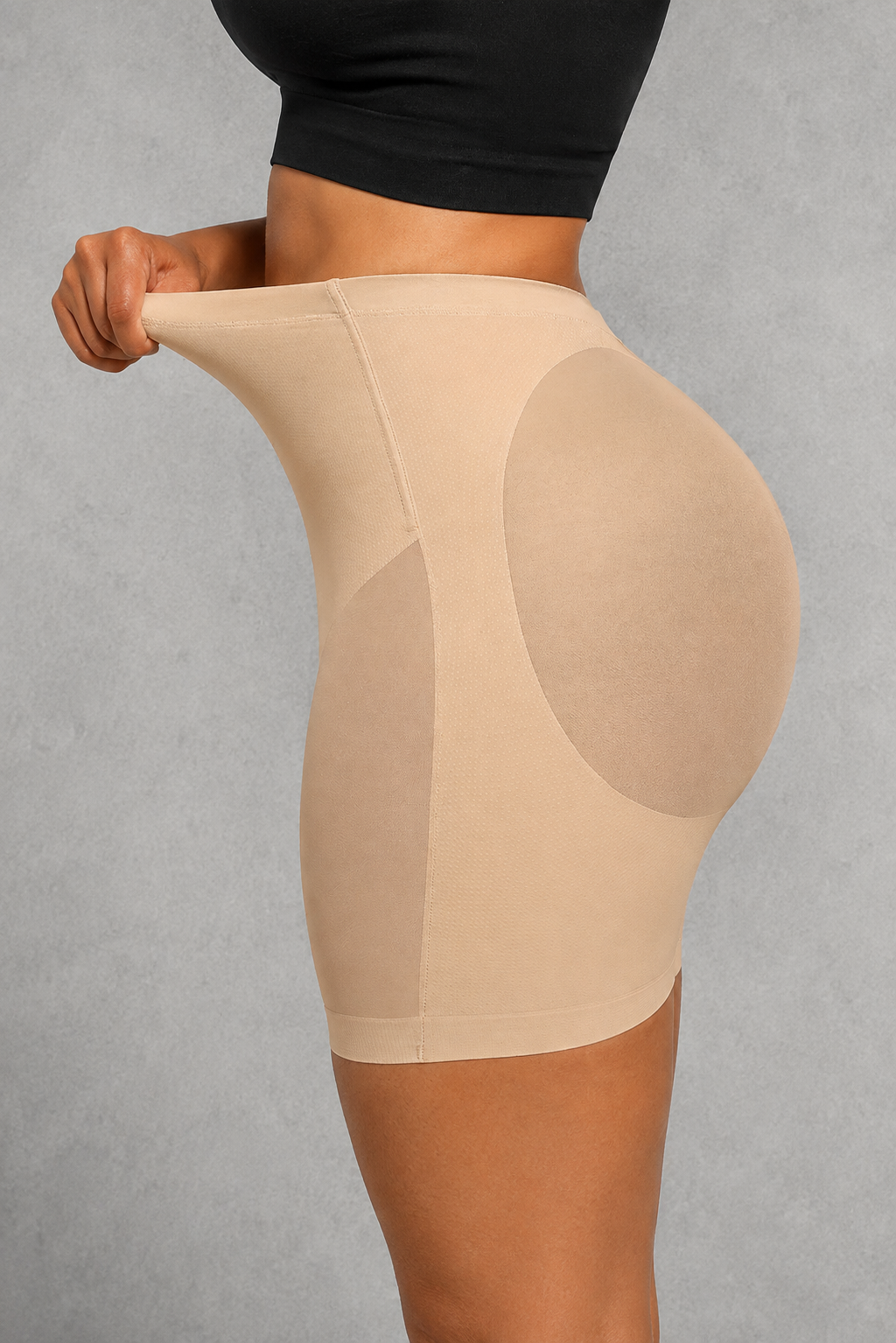 SculpStore Low Back Shapewear Shorts - Tummy Control & Bum Lift