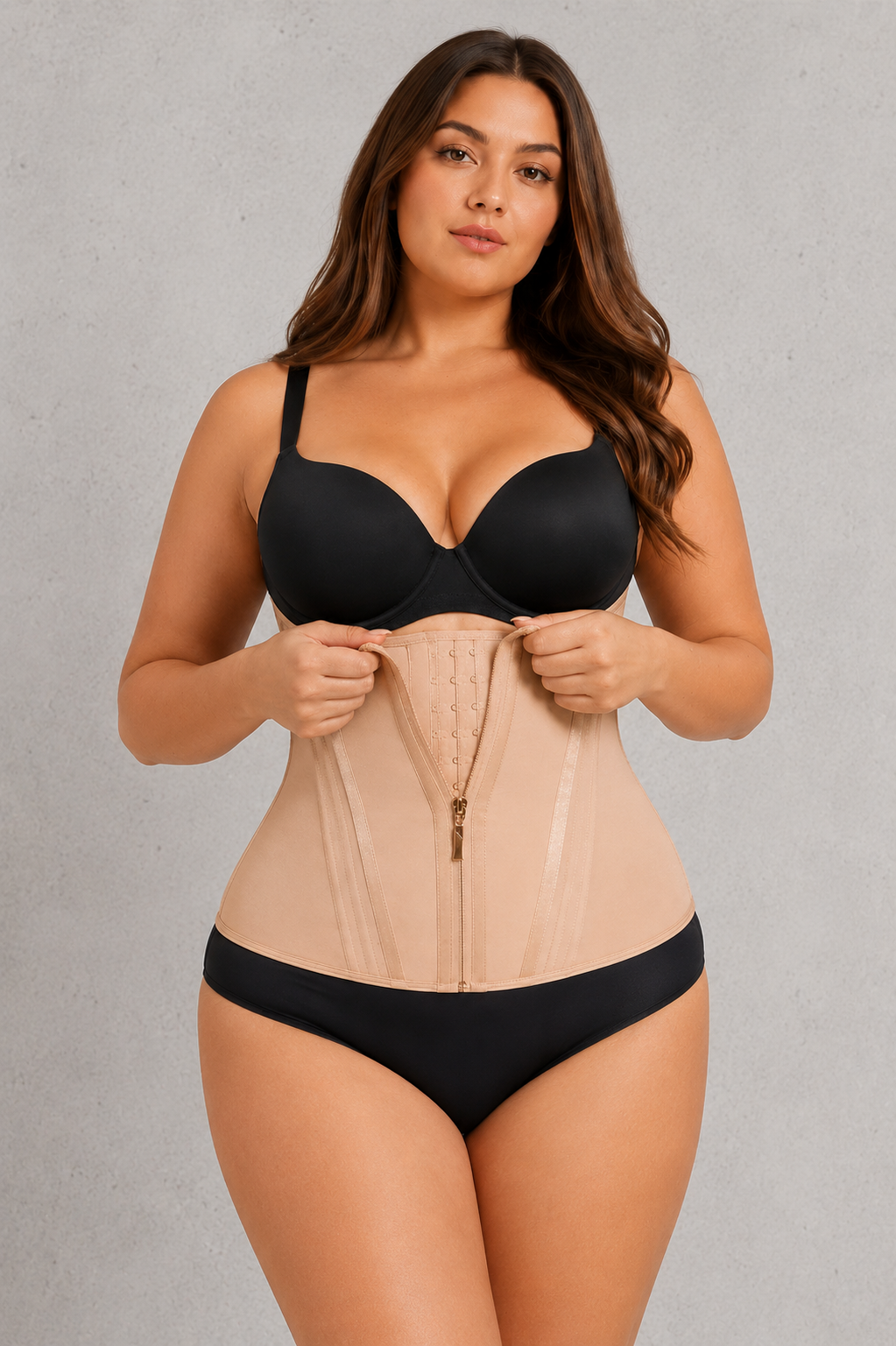 Sculp Luxury Waist Trainer Vest | 15 Steel Bones & Double Compression Corset