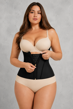 Sculp Luxury Waist Trainer Vest | 15 Steel Bones & Double Compression Corset