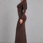 Sculp Minimalist Scoop Neck Maxi Dress - Slim Fit