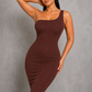 Sculp One-Shoulder Shaping Bodycon Dress