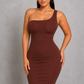 Sculp One-Shoulder Shaping Bodycon Dress