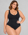 Sculp Plus-Size Seamless Tummy-Control Shapewear Bodysuit