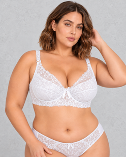Sculp Plus Size Wireless Lace Full-Cup Bra