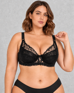 Sculp Plus Size Wireless Lace Full-Cup Bra