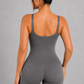 Sculp Ribbed Shaping Henley Bodysuit - Built-In Bra Tummy Control Bodysuit