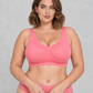 Sculp Seamless Wireless Comfort Bra in Coral