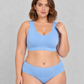 Sculp Seamless Wireless Comfort Bra in Sky Blue