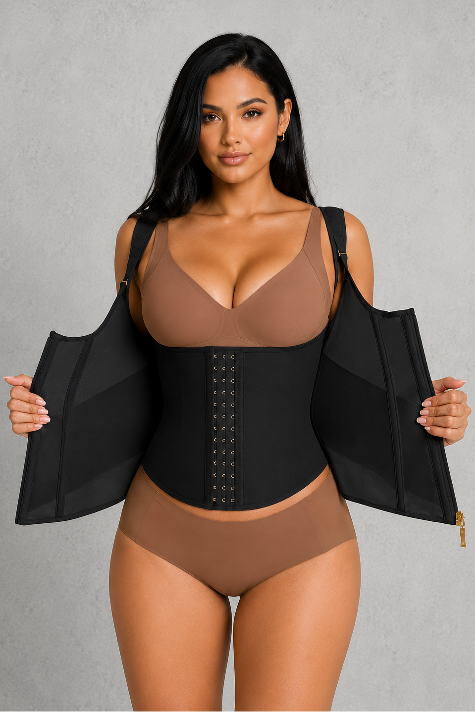 SculpStore Sculpting Body Shaper Vest - Waist Trainer, Tummy Control Shapewear, Compression Corset