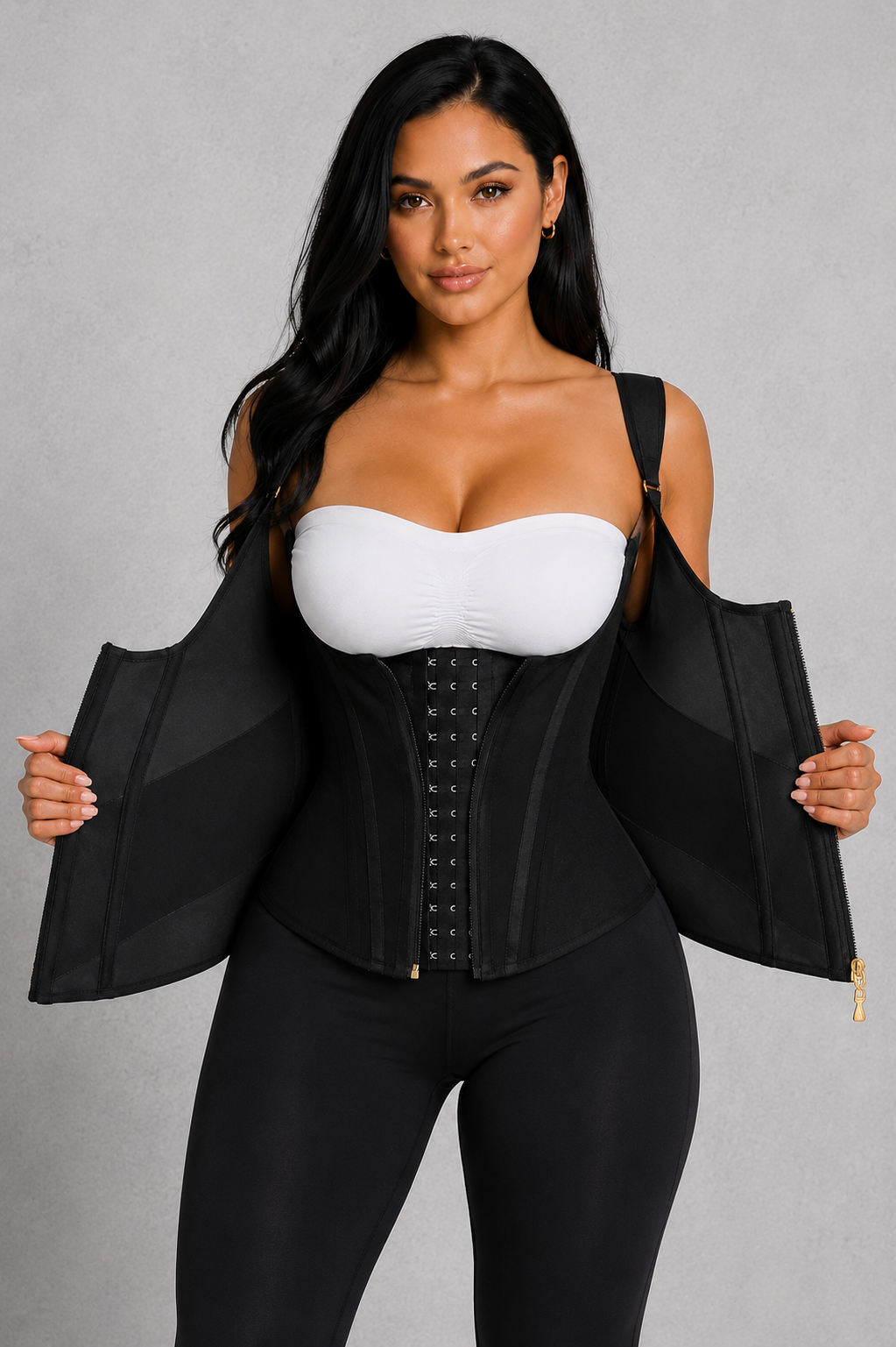 SculpStore Sculpting Body Shaper Vest - Waist Trainer, Tummy Control Shapewear, Compression Corset