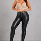 Sculp Sculpting Faux Leather Leggings | High-Waist Tummy Control Pants