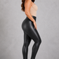 Sculp Sculpting Faux Leather Leggings | High-Waist Tummy Control Pants