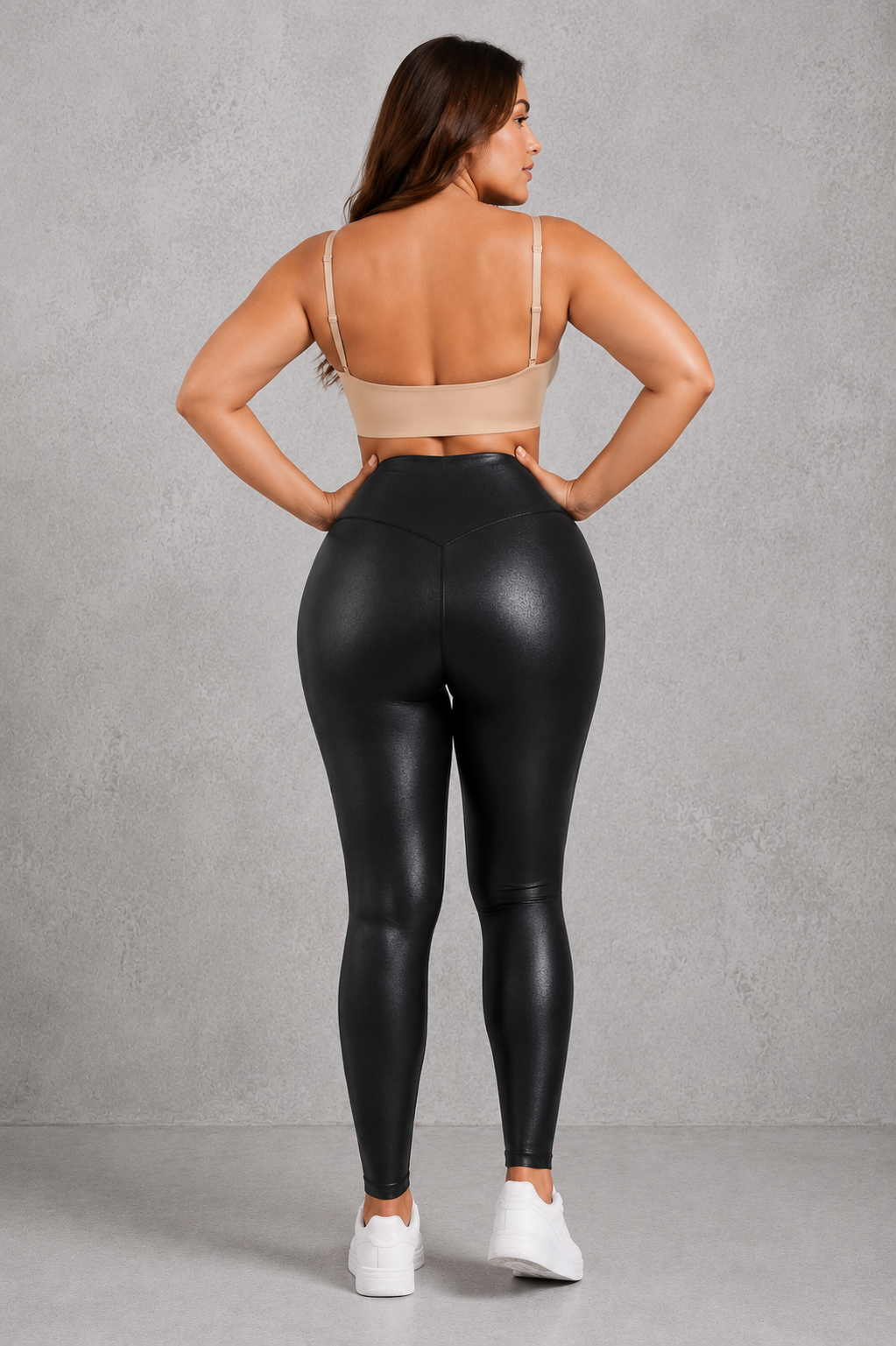 Sculp Sculpting Faux Leather Leggings | High-Waist Tummy Control Pants