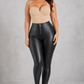 Sculp Sculpting Faux Leather Leggings | High-Waist Tummy Control Pants