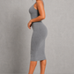 Sculp Backless Shaping Bodycon Dress - Tummy Control with Built-In Bra