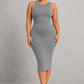 Sculp Backless Shaping Bodycon Dress - Tummy Control with Built-In Bra