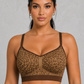 Sculp Seamless Leopard Bra - Wireless Double-Layer Support Bra