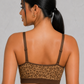 Sculp Seamless Leopard Bra - Wireless Double-Layer Support Bra