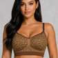 Sculp Seamless Leopard Bra - Wireless Double-Layer Support Bra