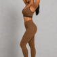 Sculp Seamless Leopard Bra - Wireless Double-Layer Support Bra
