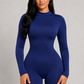 Sculp Seamless Mock Neck Shaping Bodysuit - Built-In Bra Tummy Control