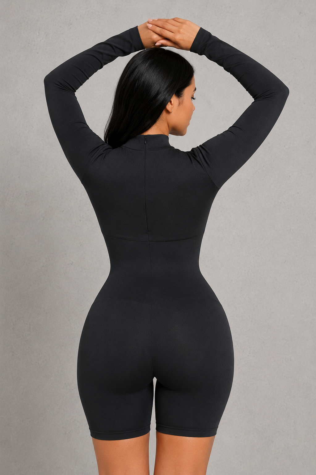 Sculp Seamless Mock Neck Shaping Bodysuit - Built-In Bra Tummy Control