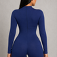 Sculp Seamless Mock Neck Shaping Bodysuit - Built-In Bra Tummy Control