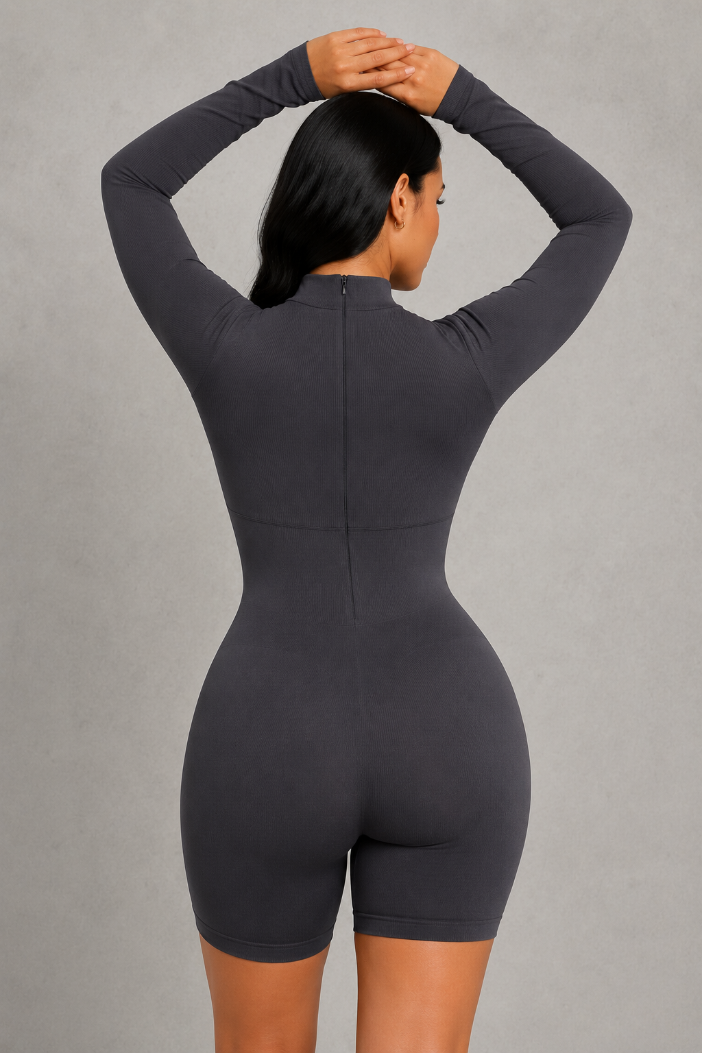 Sculp Seamless Mock Neck Shaping Bodysuit - Built-In Bra Tummy Control
