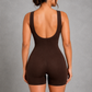 Sculp Seamless Open Back Shaping Bodysuit - Built-In Bra Tummy Control