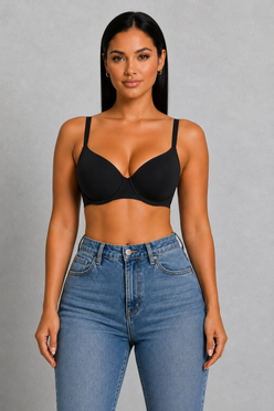 Sculp Seamless Plunge Bra - Underwired T-Shirt Bra, Full Support
