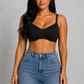 Sculp Seamless Plunge Bra - Underwired T-Shirt Bra, Full Support