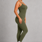 Sculp Ribbed Shaping Jumpsuit – Seamless Tummy Control One Piece